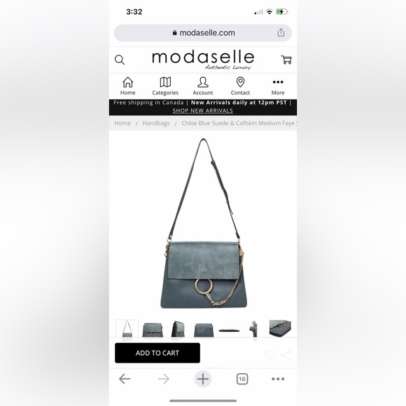 Chloe Medium Faye Shoulder Bag - Picture 11 of 12